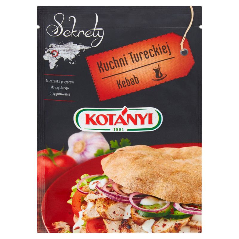 Kotanyi Sekrety Kuchni Tureckiej - Kebab mieszanka przypraw 20g